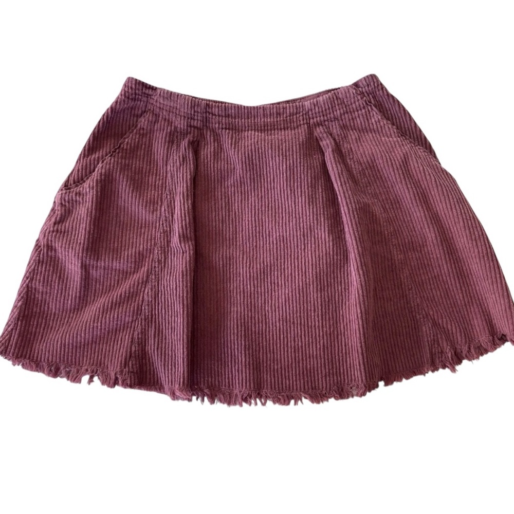 Free People Corduroy Mini Skirt Mauve Pink Size 4